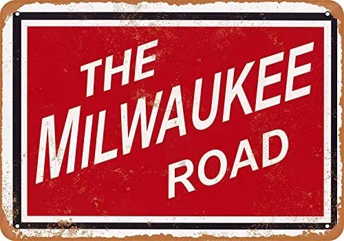 

Metal Sign - Vintage Look The Milwaukee Road 8 x 12 Inches