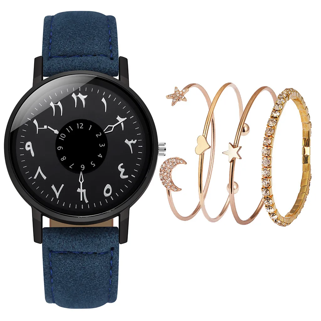 

Women fashion watches 2021 Small And Delicate European Beauty Simplicity Casual Small Fresh Leather Band Watch Free Bracelet