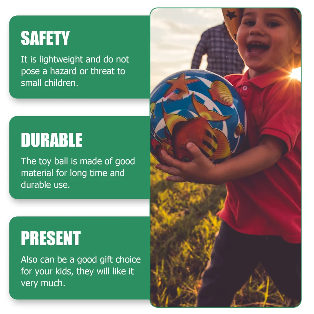 

3pcs Inflatable with Handle Watermelon Shape Balls Interesting Kid