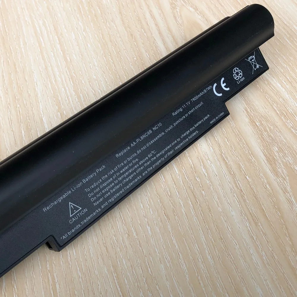 Аккумулятор для ноутбука SAMSUNG MINI NETBOOK NC10 ND10 NC20 7800 AA-PB6NC6W AA-PB8NC6B черный AA-PB8NC6M мА · ч |