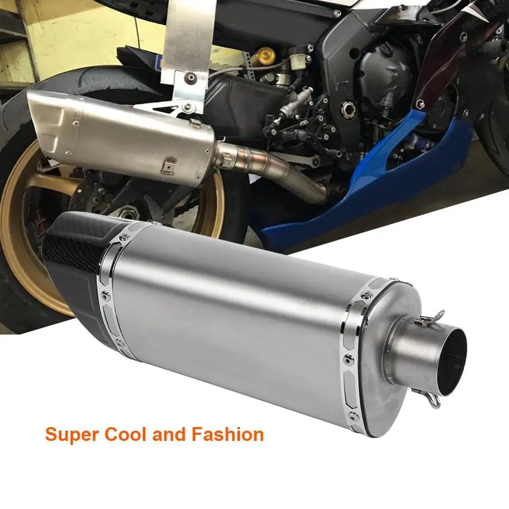 Глушитель выхлопной трубы для мотоцикла универсальная выхлопная труба Yamaha R1 R6 MT