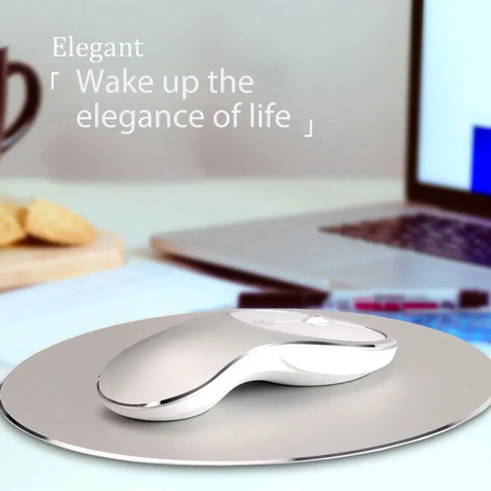 

HobbyLane Ultra Slim Portable Mouse 2.4Ghz Wireless 1600dpi Aluminum Alloy Mute Rechargeable Mouse Wireless Optical Gaming Mouse