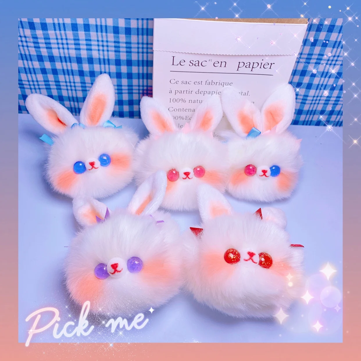 Аниме плюшевый медведь подвеска &quotКролик&quot брелок Hug куклы мягкие гаджет