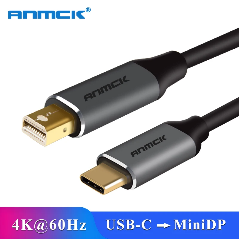 Кабель USB Type C с 3 1 на Mini DisplayPort переходник DP 4K для порта дисплея Xiaomi Notebook Air Pro Macbook