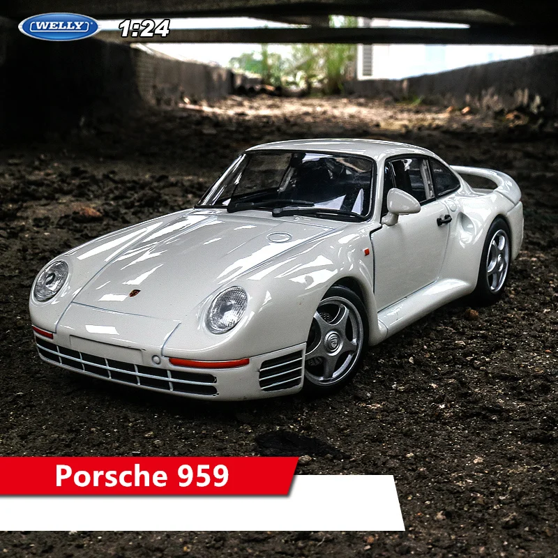 959 Welly 1:24 Porsche 918 модель автомобиля из сплава Модель автомобиля украшение автомобиля коллекция Подарочная игрушка Литье под давлением модель игрушка для мальчиков - Цвет: 959