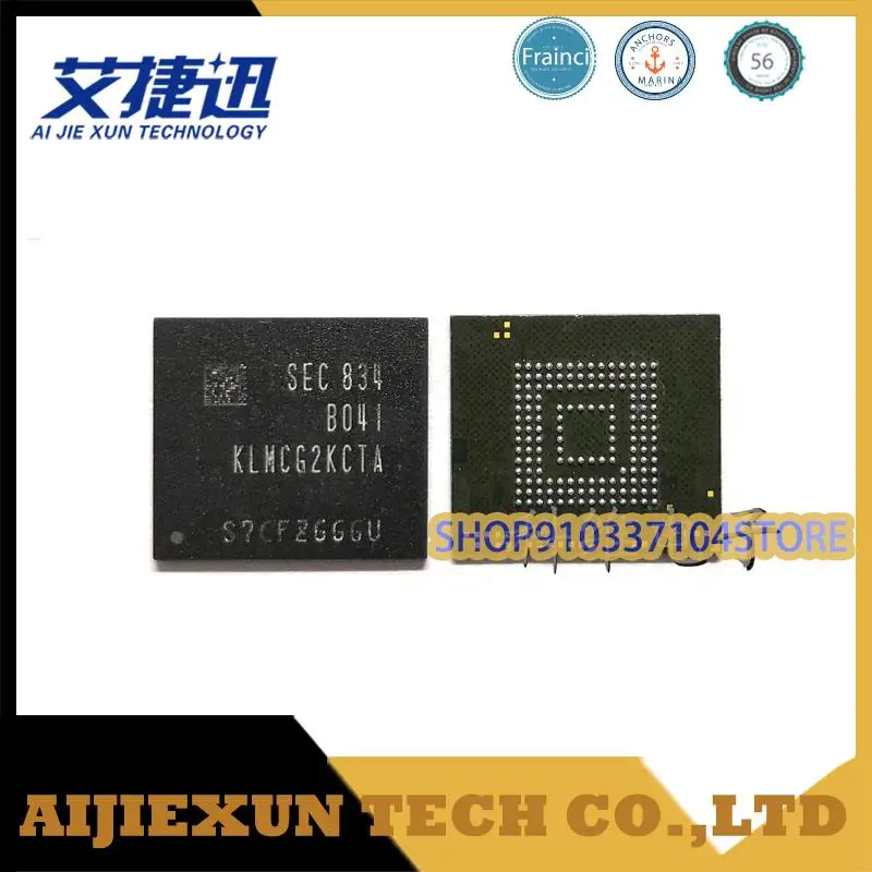 Новые и оригинальные микросхемы памяти, 2 шт./лот KLMCG2KCTA-B041 64G 5,1 153BGA