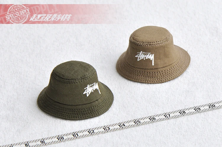 

1/6 Soldier handmade cloth hat street hip-hop fisherman hat basin hat for 12 inch action figure