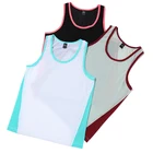 Майка мужская сетчатая из вискозы, модная безрукавка, топ для фитнеса и спортзала, без рукавов, лето