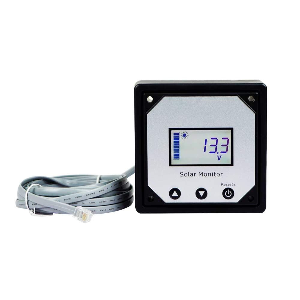 LCD Display Monitor ECOworthy 20A/40A MPPT контроллер солнечного зарядного устройства с функцией Bluetooth солнечные панели система батарея ЖК-дисплей монитор 12 В/24 В - Цвет: LCD Display Monitor