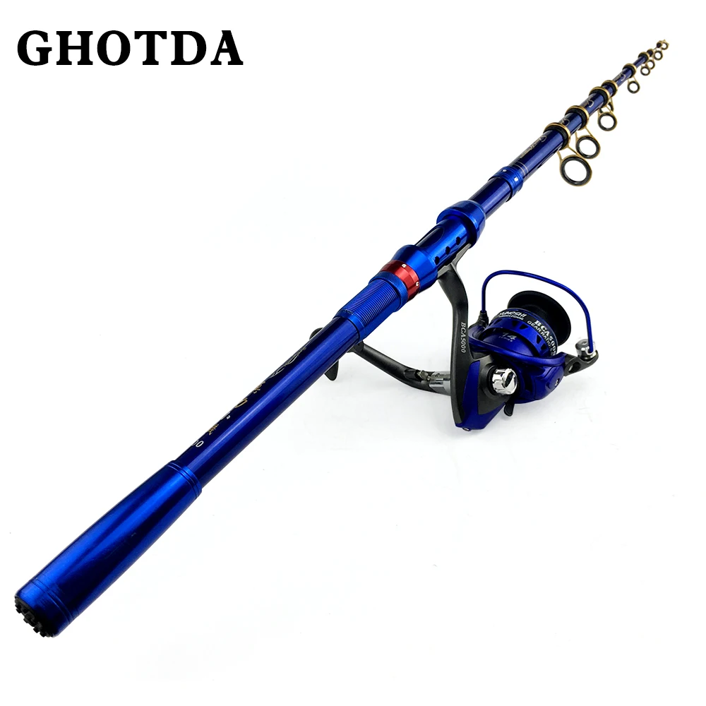 

Телескопическое спиннинговое удилище с катушкой 1,8/2,1/2,4/2,7/3,0 м