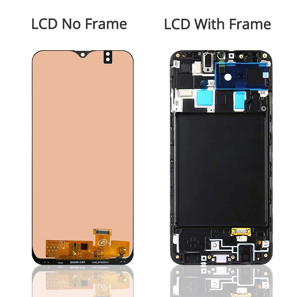 6,0 дюймов A20 дисплей для samsung galaxy A20 lcd дигитайзер A205/DS A205F A205FD A205A дисплей кодирующий преобразователь сенсорного экрана в сборе