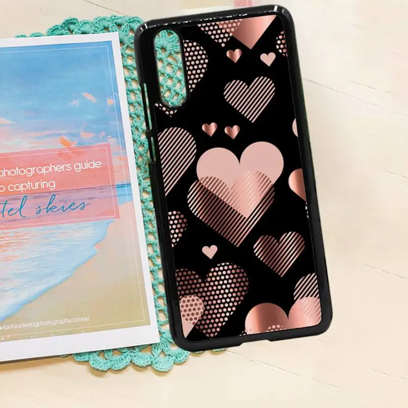 

Love Heart fashion design pattern Phone Case PC for iPhone 11 12 pro XS MAX 8 7 6 6S Plus X 5S SE 2020 XR
