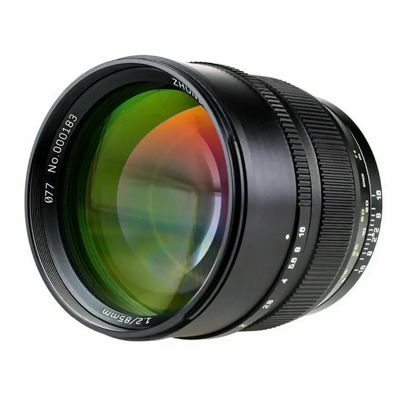 Объектив Mitakon Zhongyi Speedmaster 85 мм f/1 2 для камеры Nikon F Mount d800 d800e d3s d810... |