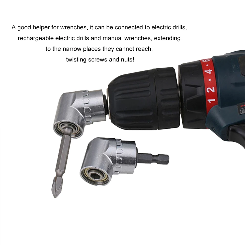 

Новинка 1/4 шестигранный хвостовик 105 градусов угловая отвертка сверло патрон адаптер удлинитель для отвертки детали для дрели