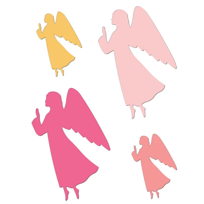 

New Angel Wooden Die Scrapbooking C2913 Cutting Dies Multiple Sizes Compatible With Most Die Cutting Machines