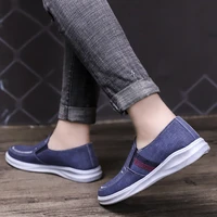 men casual shoes spring autumn men loafers new weightlight slip on canvas youth men shoes breathable fashion flat footwear
