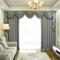upscale european ultra soft velvet shading curtains for living dining room bedroom