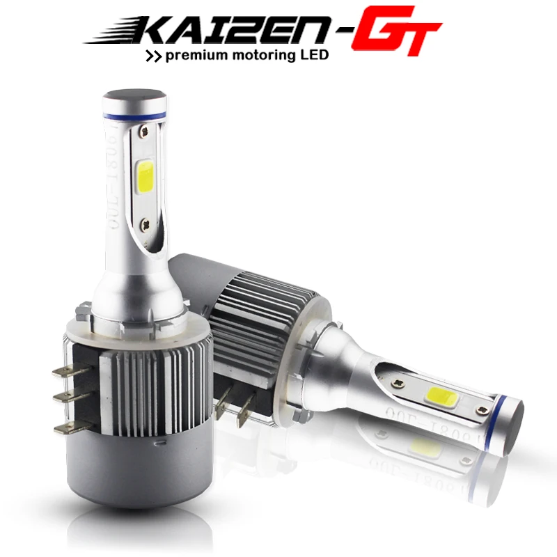 

Car Headlight Lamp H15 6000K Xenon White COB LED Bulbs Daytime Running Lights DRL or High Beam For Audi BMW Mercedes Volkswagen