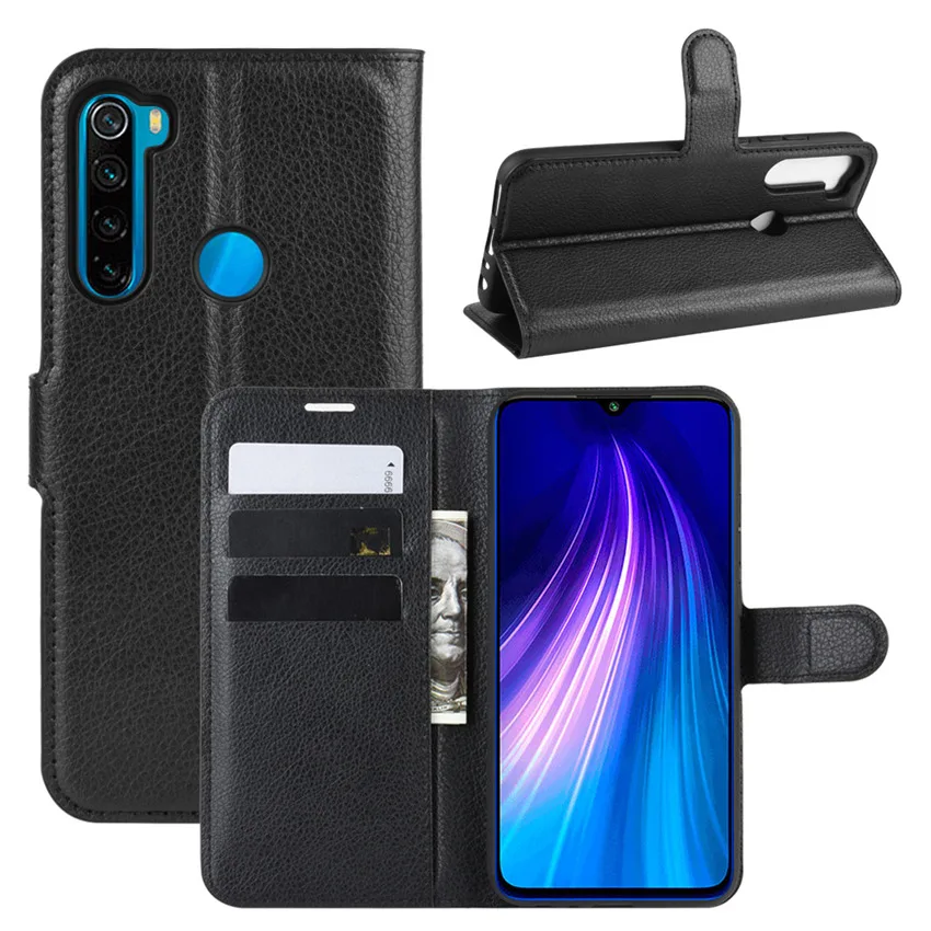 Для Xiaomi Redmi Note 8t чехол-кошелек кожаный флип-чехол для телефона для Xiaomi Redmi Note 8t Высокое качество чехол-подставка