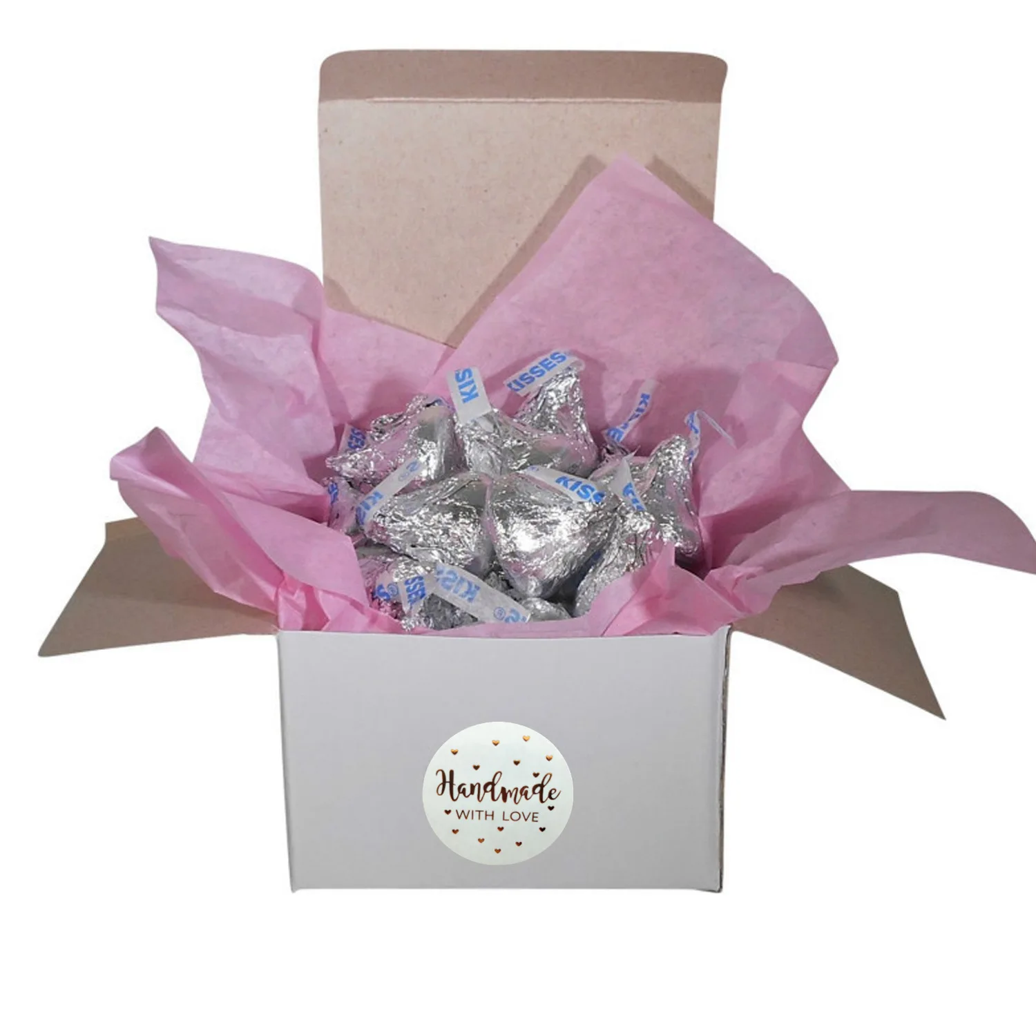 

2021 1.5 inch 500 pieces /roll, thank you bronzing font rose gold label, baking gift card, gift packaging sealing sticker