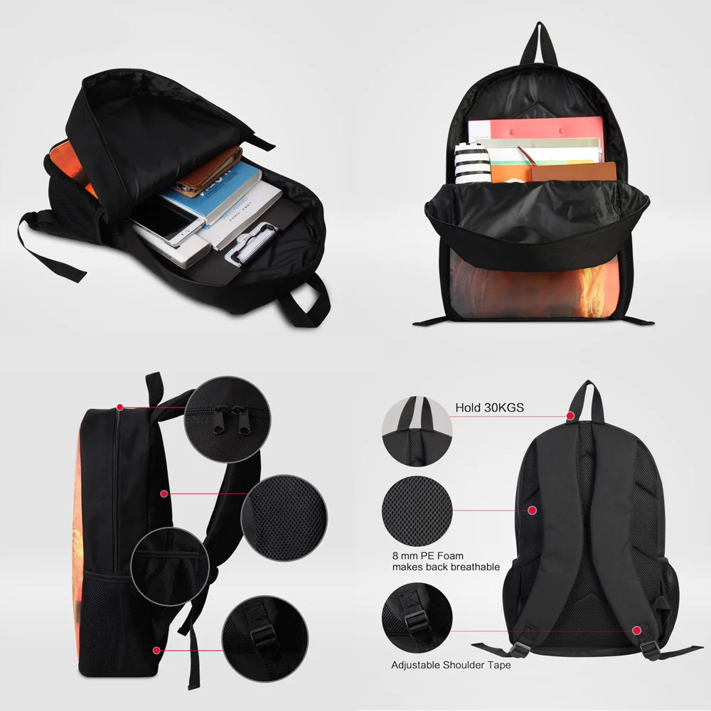 Fashion Women Backpacks Yoga Printing Youth School Shoulder Bags For Girls High Quality Female Bagpack Children Mochila Rucksack | Багаж и