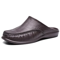 jumpmore men eva slippers slip on casual walking shoes men half shoes comfortable soft loafer size 40 45