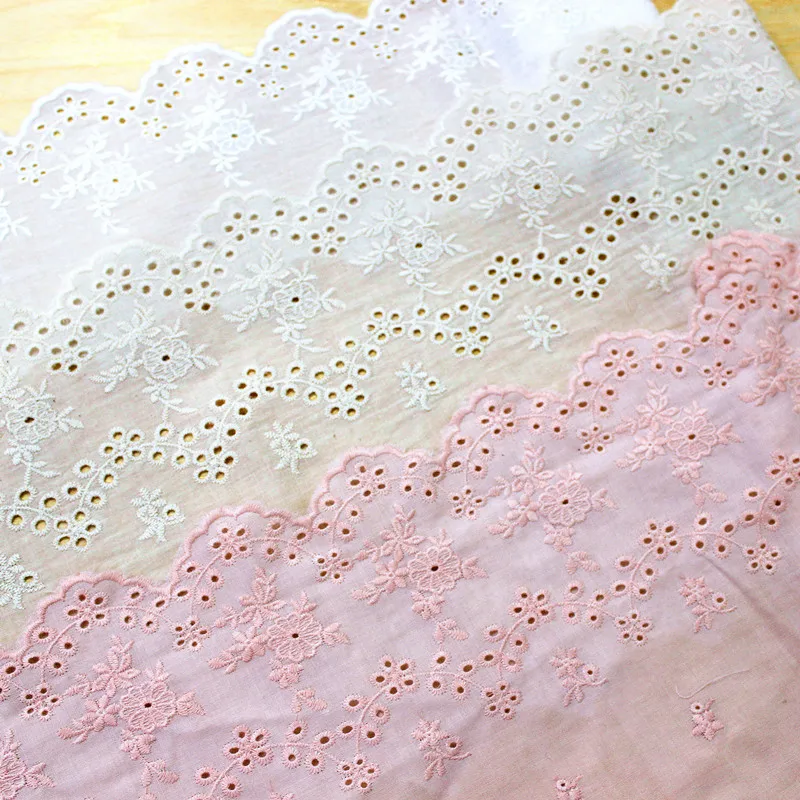 

Hollow Cotton Cotton Skirt Hem Clothing Curtain Accessories Fabric Embroidery Lace Trim VQX212604