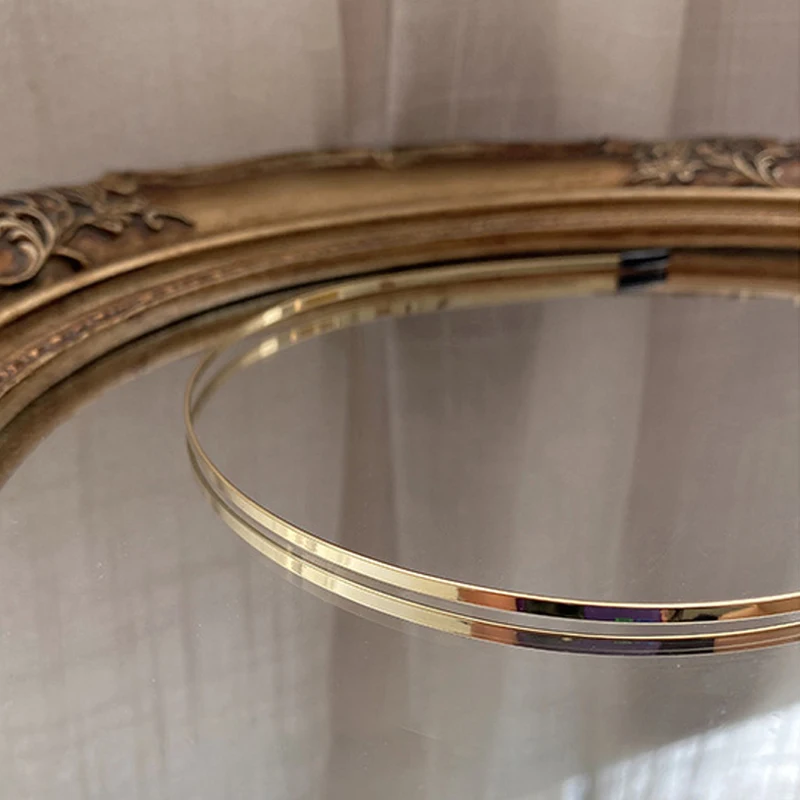 Минималистичная модная простая металлическая невидимая повязка на голову