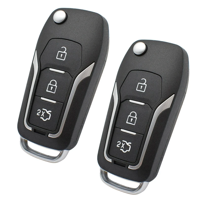 

2X Car Remote Key Shell Case for Ford Focus Fiesta Galaxy Mondeo C-Max Ranger