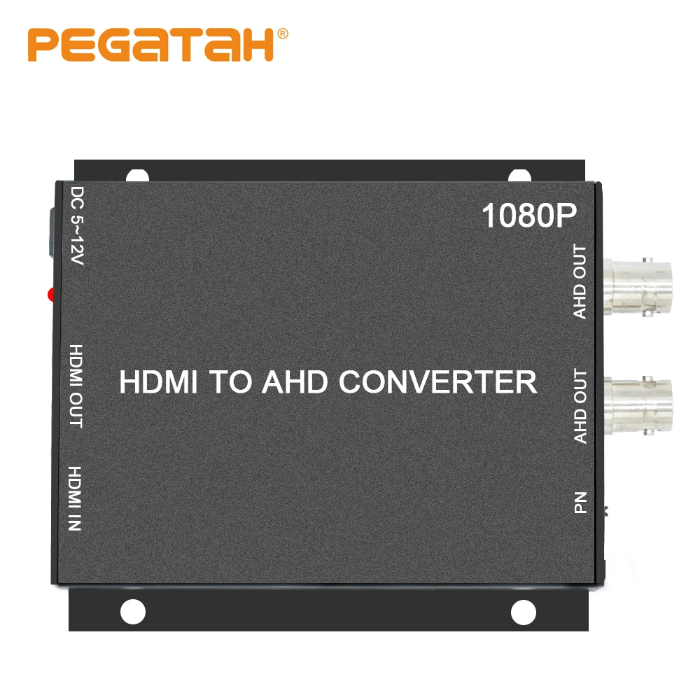 Новый преобразователь видео 1080P HDMI в AHD мини адаптер петля с 2 канальным выходом