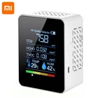 Цифровой измеритель CO2 Xiaomi 5 в 1, прибор для измерения температуры и влажности, углекислого газа, формальдегида, HCHO, датчик качества воздуха, Многофункциональный монитор