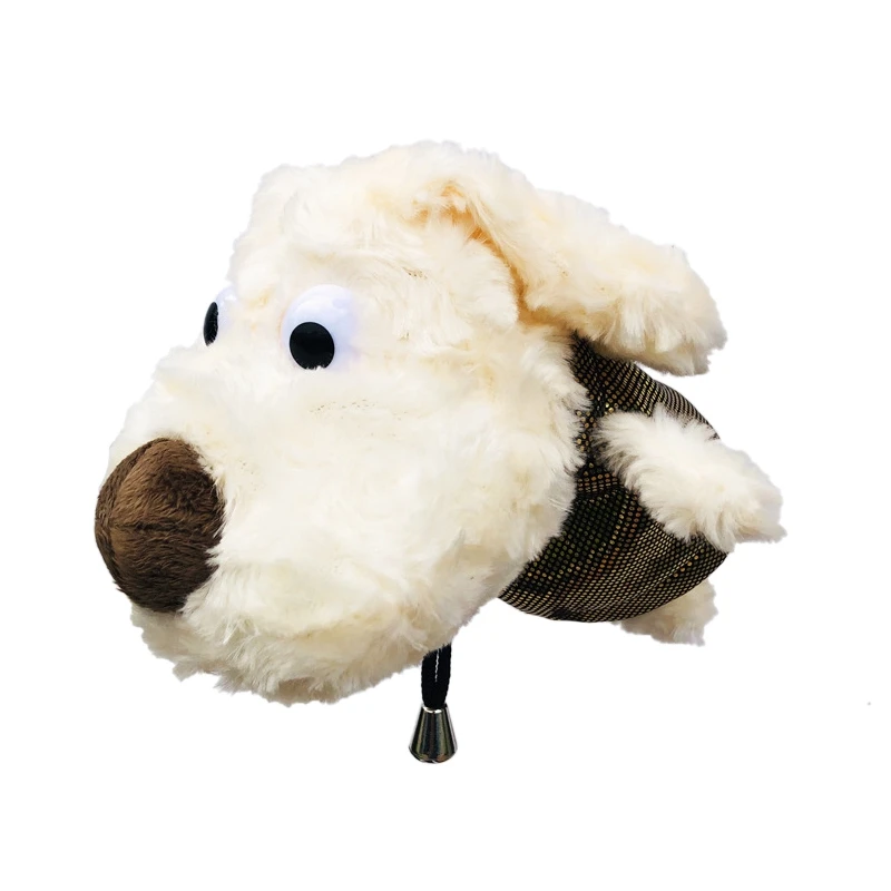 

Plush Dog Golf Head Cover For Driver Fairway Woods Clubs Outdoor Sport Plush Golf Clubs Headcovers