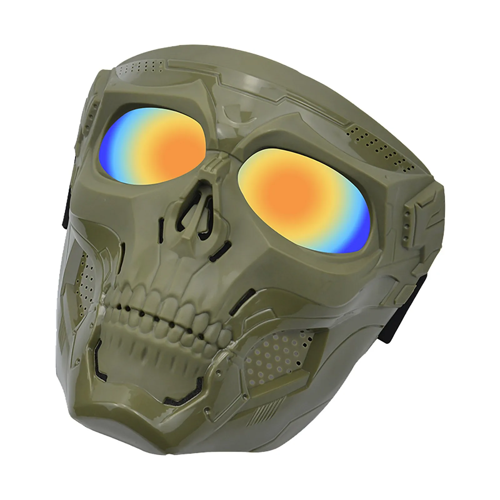 

Skull Helmet Face Mask Halloween Outdoor Windproof Motocross Goggles Locomotive Role Playing Fun Funny Face Mask Party Toy Jouet