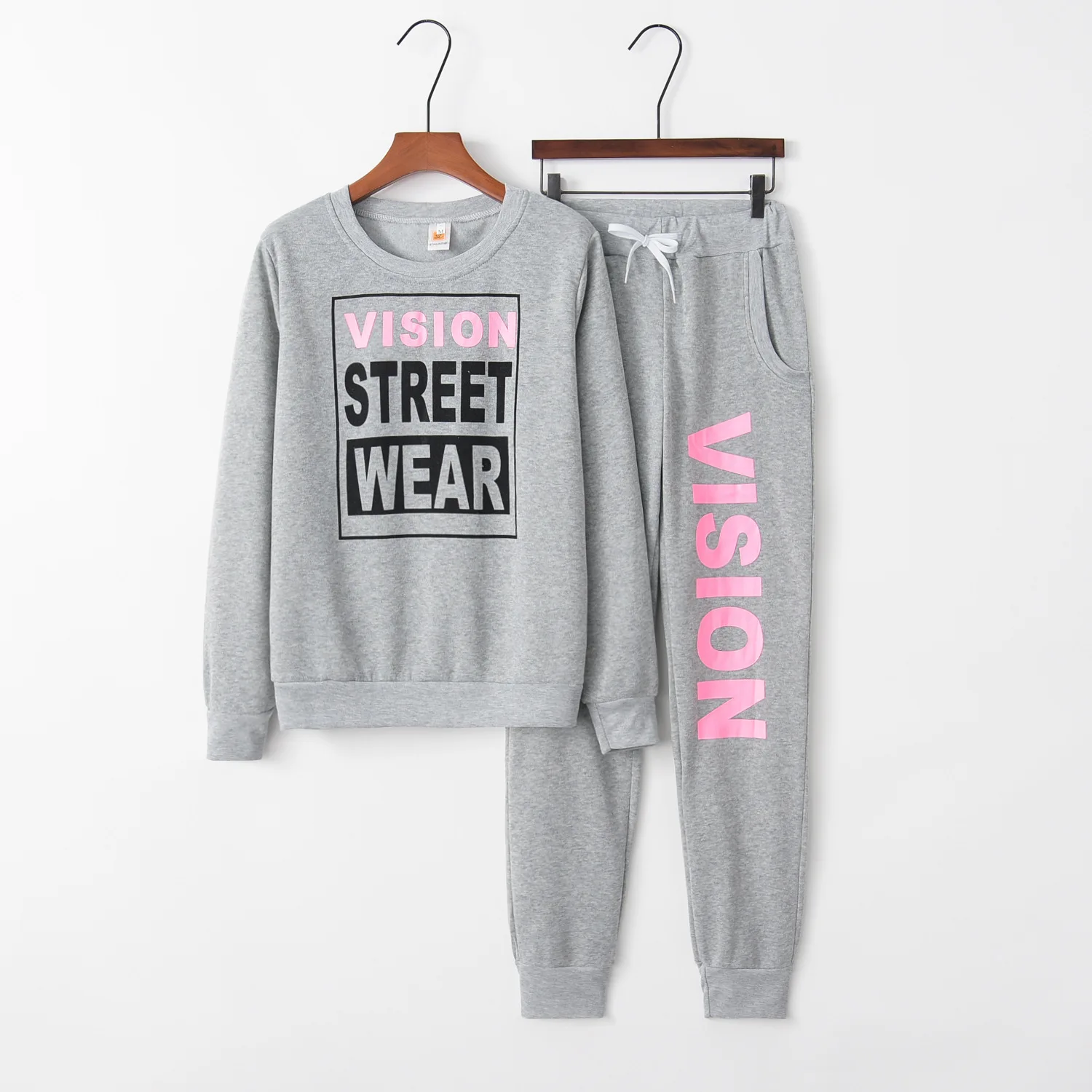 Новинка 2020! Новый дизайн хит продаж женский спортивный костюм из двух частей