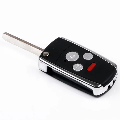 Складной автомобильный брелок WFMJ с 4 кнопками для ключей без ключа чехол Honda Civic