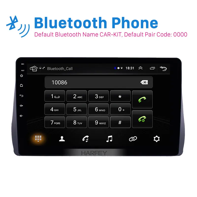 Автомагнитола 2 DIN 10 1 дюйма IPS Android 8 для Toyota Wish 2009-2011 2012 г. автомобильный