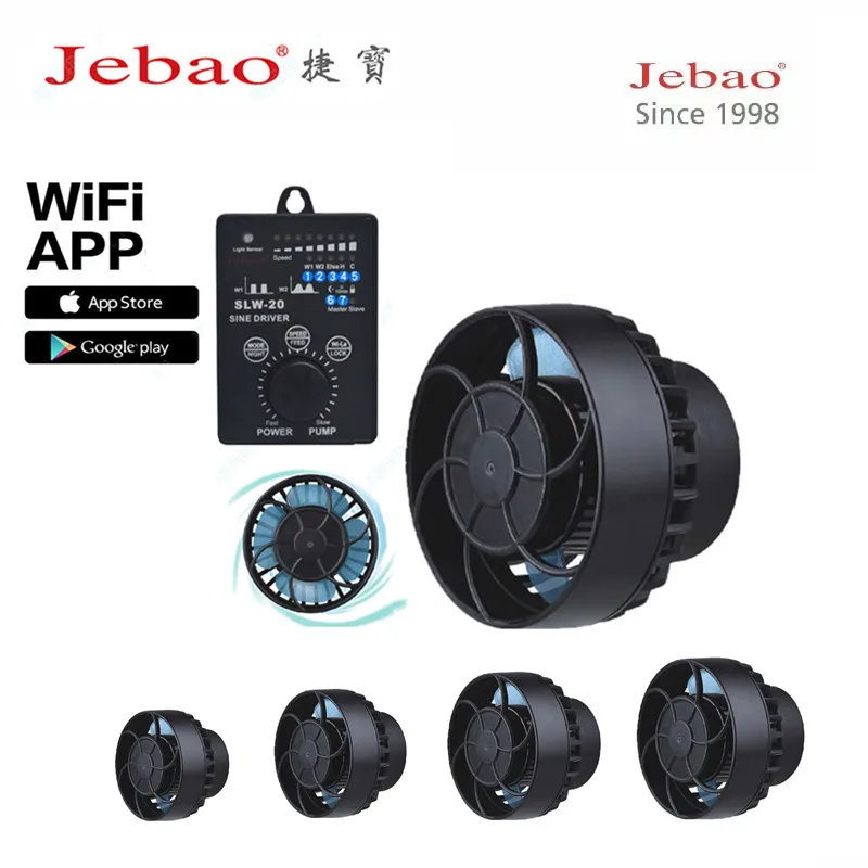Погружной водяной насос Jebao SLW 5 10 20 30 SLW10M м Wi Fi управление через приложение|Фильтры