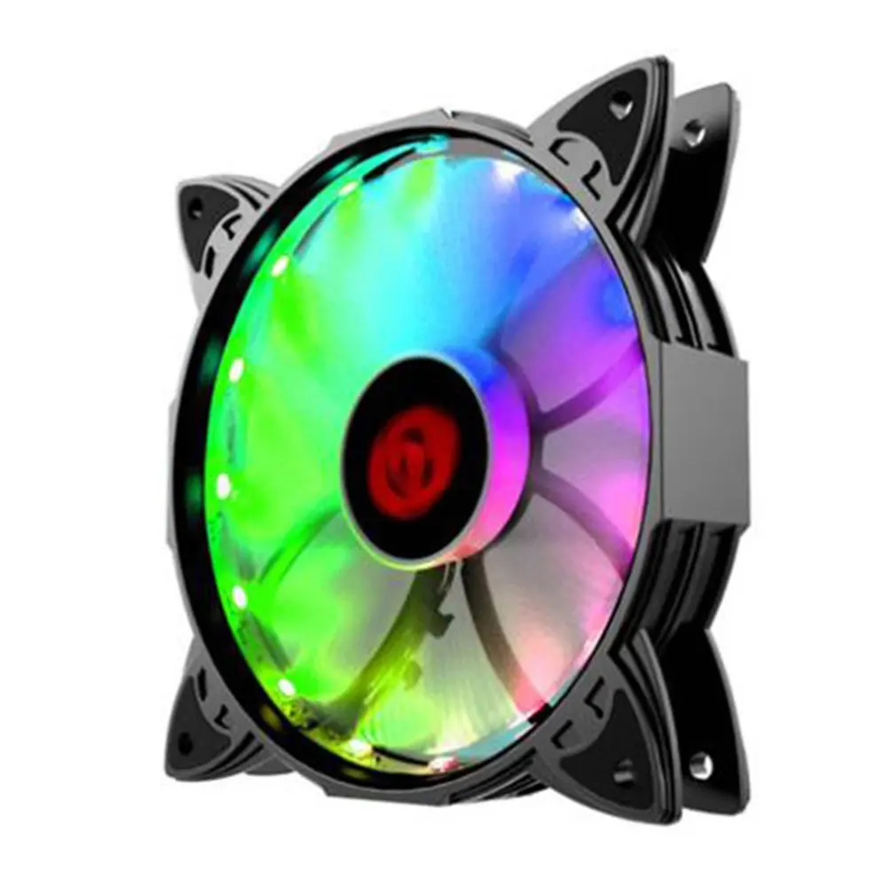 12 см Процессор Вентилятор Cooler RGB настроить светодиодный 12V 6Pin тихий ИК пульт