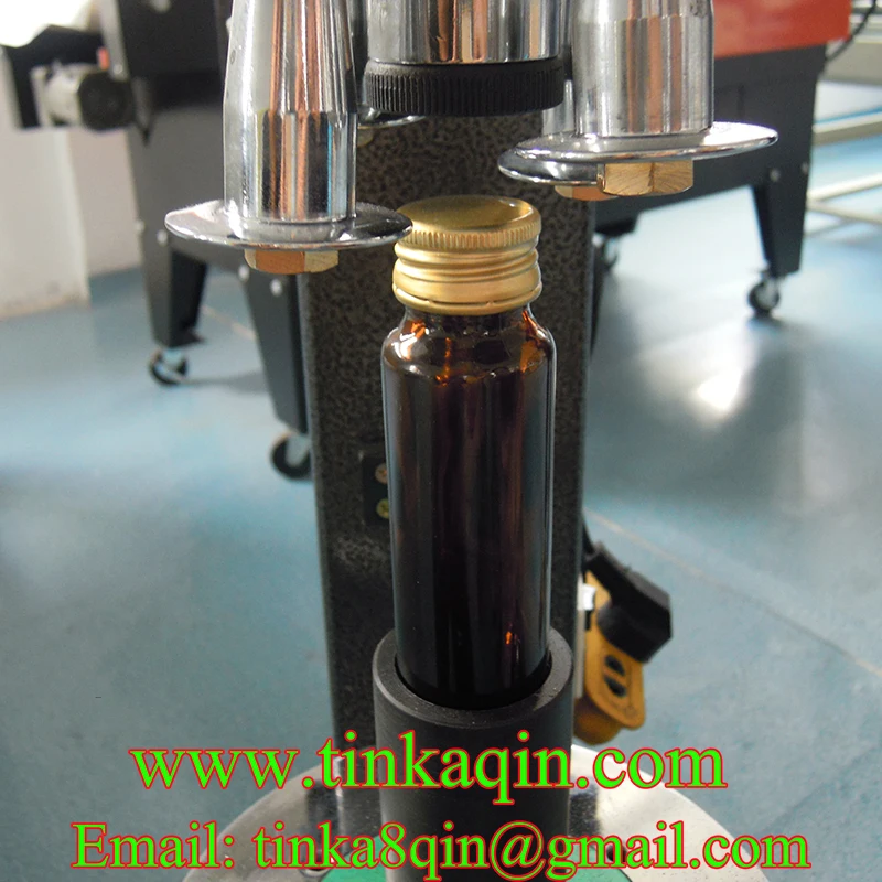 DK-50/D metal anti-theft cover lock machine Aluminum cover sealing machine Oral liquid bottle sealing machine bottle Sealer Lock