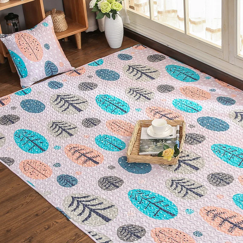 Современный напольный коврик Zeegle ковер с мультяшным принтом лисы для гостиной