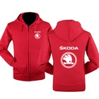 Толстовка мужская с капюшоном и логотипом автомобиля, на молнии