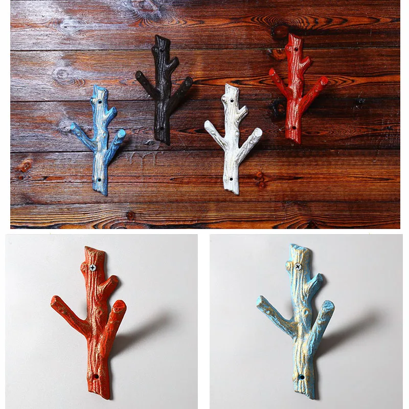 Настенные ретро-крючки чугунные вешалки для пальто в американском стиле