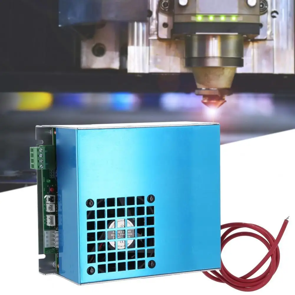 40W/50W Laser Power Supply Sophisticated Fast Heat Dissipation Vent Fan Design CO2 Laser Machine Power Supply Module for High-pr