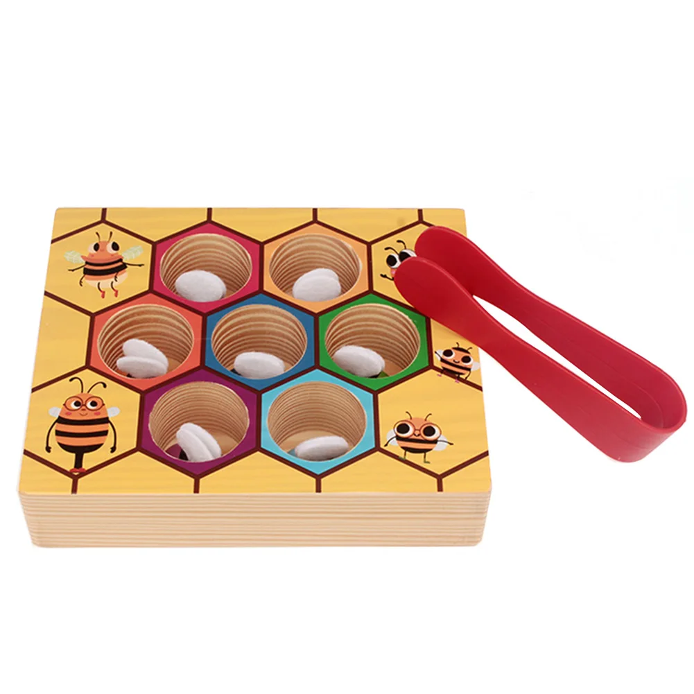 

Creative Wooden Beehive Games Clip Bee Toys Develop Children Thinking Creativity Children Montessori Educational Toys