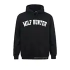 Забавный пуловер Milf Hunter, толстовка, мужские свитшоты, классические толстовки с длинным рукавом, скидка 2021, простые Стильные капюшоны