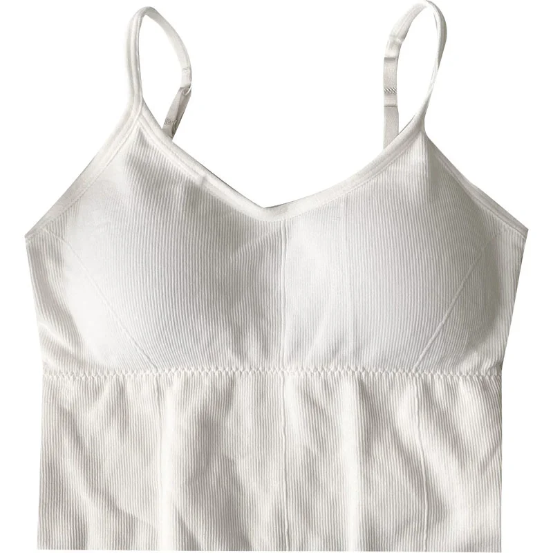 

Yeeloca Solid Color Simple Versatile Suspender 2021 Summer New Temperament Sexy Camis Korean Slim Sleeveless Top