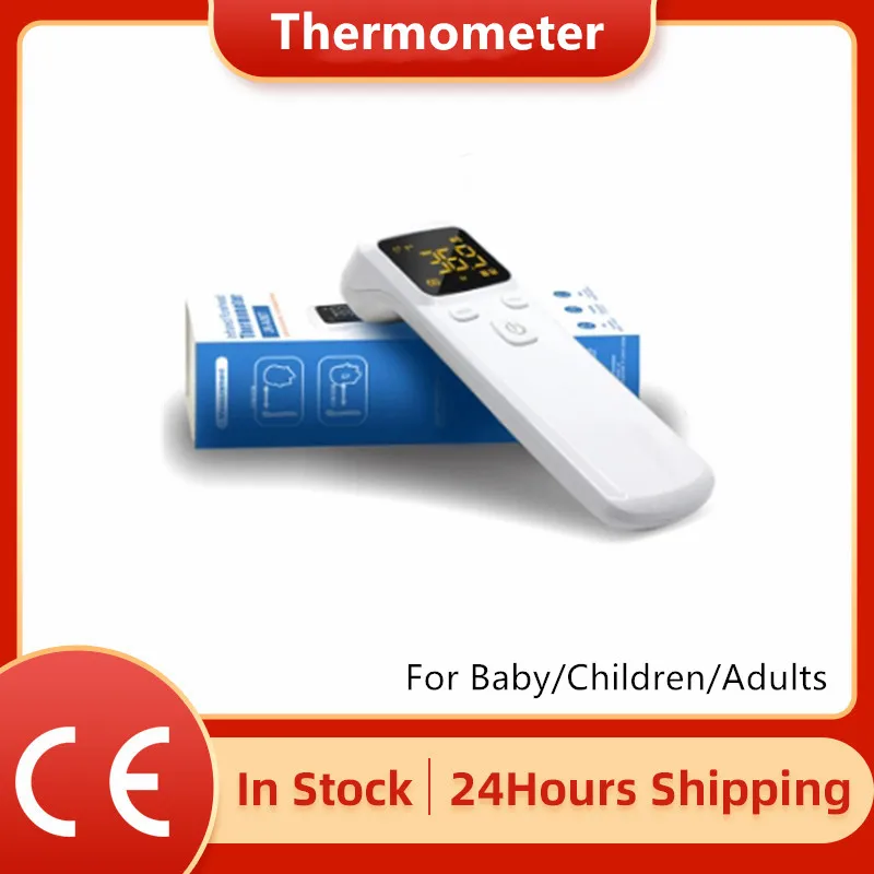 

Полезные инструменты, электронный термометр для лба, бесконтактный инфракрасный точный термометр с цифровым экраном