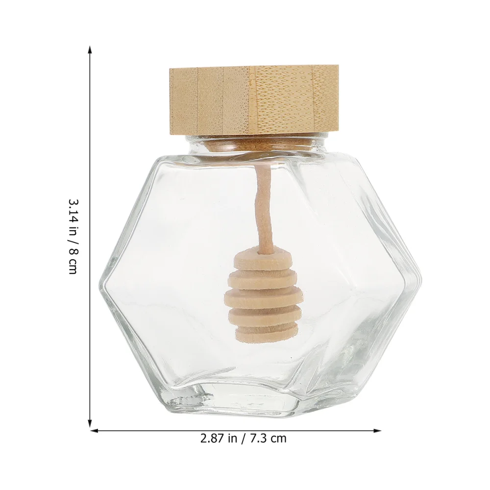 

2pcs Kitchen Honey Storage Sealed Container Can Jars Jam Storage Container