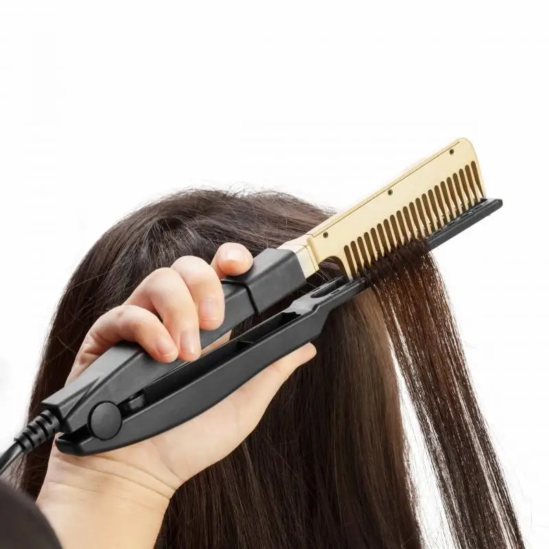 

Portable Electric Straight Hair Comb Hair Straightener Wet and Dry Straightening Brush Fast Heating Hot Comb Hair High Quality