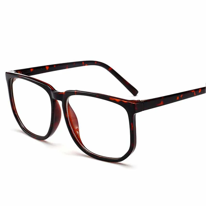 Fashion Anti Blue Light Square Men Optics Glasses Frame Women Solid Color Big Spectacles Frames Prescription Eyeglasses